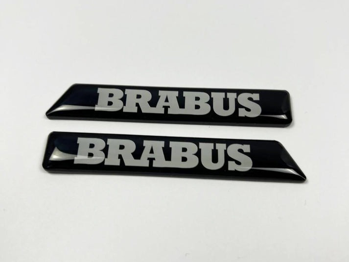 Brabus Black Fender Emblems Side Moldings Inserts for Mercedes W463A G-Class